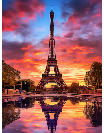 Paris Sunset Diamond Painting