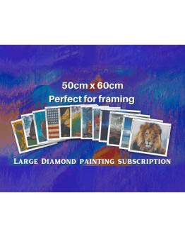 Large DP Subscription 50cm x 60cm Random and Unique Designs