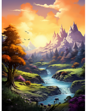 Fantasy Landscape Diamond Painting