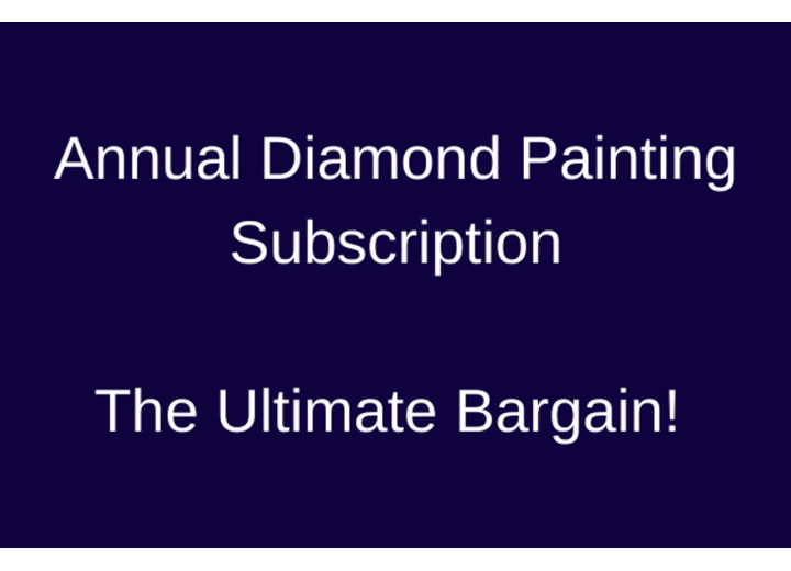 Annual Diamond Painting Subscription Great Gift